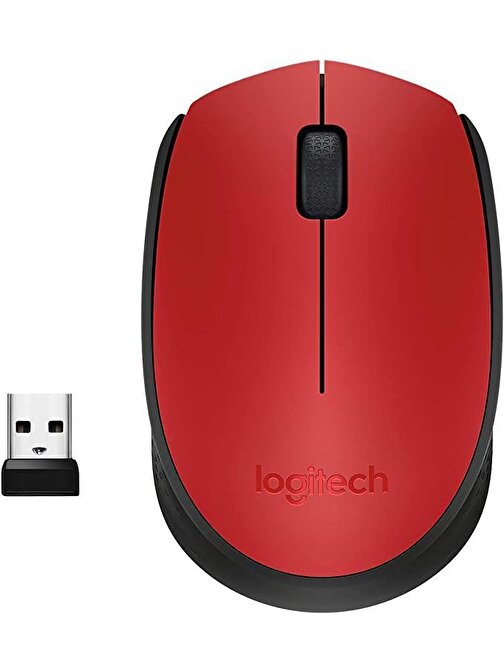 Logitech M171 910-004641 Kablolu Kırmızı Mouse