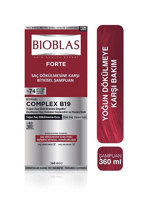 Bioblas Forte Dökülme Önleyici Şampuan 360 ml