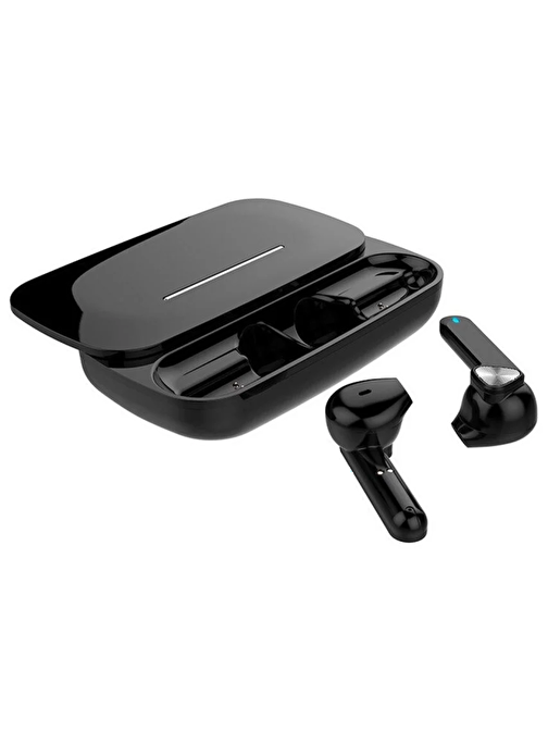 Rabbit Store İphone 7 Plus Kablosuz Silikonlu Kulak İçi Dokunmatik Bluetooth Kulaklık Siyah