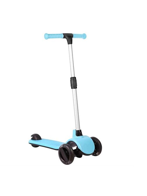 30904-LC Let's Ride One 3 Tekerlekli Işıklı Mavi Scooter -Enfal