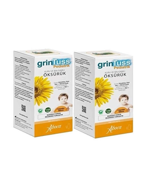 Grintuss Pediatrik Şurub 128 Gr X 2 Adet