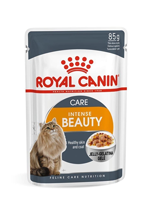 Royal Canin Intense Beauty Jelly Pouch Yaş Kedi Maması 85 Gr X 12 Adet