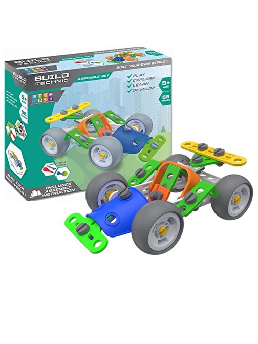 Asya Oyuncak Roy Toy Araç 58 Parça Plastik Araç