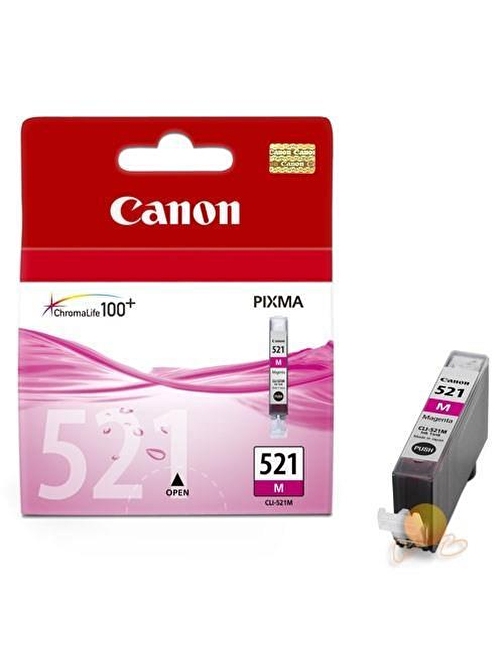 Canon Clı-521M 2935B004 Orijinal Kırmızı Mürekkep Kartuş