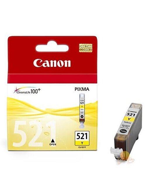 Canon Clı-521Y Orijinal Sarı Mürekkep Kartuş