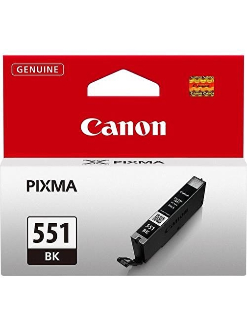 Canon Clı-551 Orijinal Siyah Tıpalı Mürekkep Kartuş