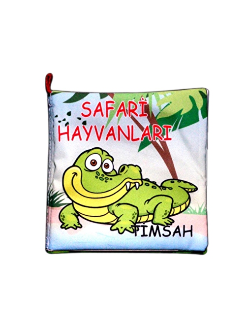 Tox Safari Hayvanları Kumaş Sessiz Kitap T057 Yumuşak Ve Hışırtılı 12 - 24 Ay