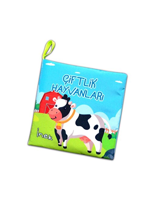 Tox Çiftlik Hayvanları Kumaş Sessiz Kitap T134 Yumuşak Ve Hışırtılı 12 - 24 Ay