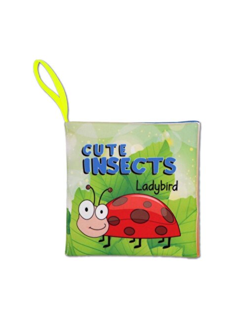 Tox İngilizce Sevimli Böcekler Kumaş Sessiz Kitap E386 Yumuşak Ve Hışırtılı 12 - 24 Ay