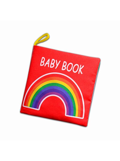 Tox İngilizce Renkli Bebek Kumaş Sessiz Kitap E120 Yumuşak Ve Hışırtılı 12 - 24 Ay