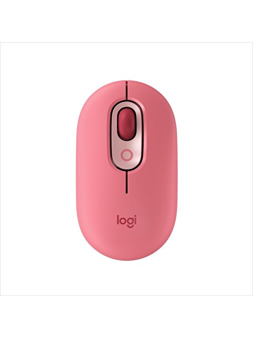 Logitech Pop Sessiz Kablosuz 3D Pembe Optik Mouse