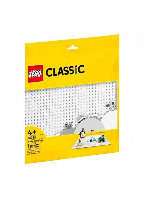 Lego Classic Beyaz Taban 1 Parça 11026