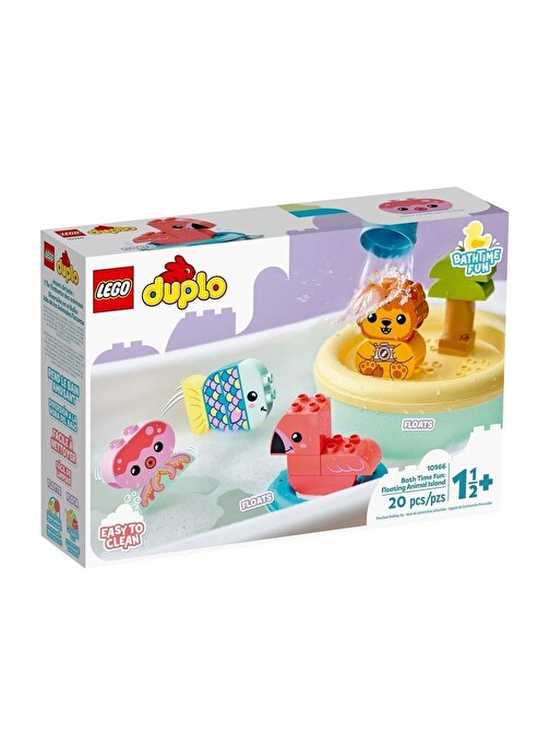 Lego Duplo Banyo Zamanı Eğlencesi: Yüzen Hayvan Adası 20 Parça 10966