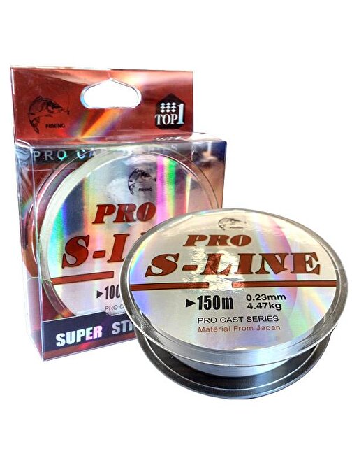 Pro S-Line Makara Olta Misinası Şeffaf 0.23 mm 150 mt