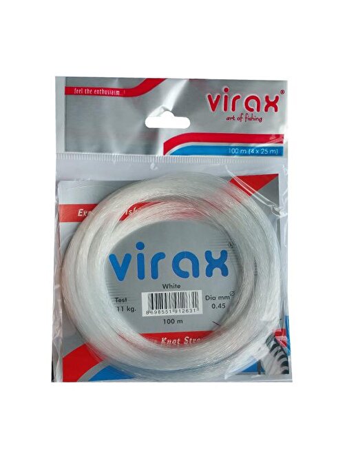 Virax Poşet Olta Misinası 0.45 mm