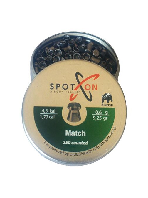 Spoton Match Havalı Saçma 4.5 Mm (250'Li)