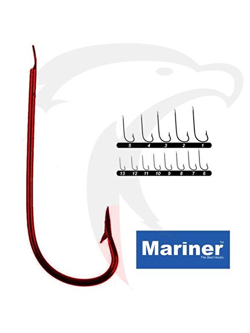 Alansanslı Mariner 15220 No: 1 Kırmızı İğne 25'Li