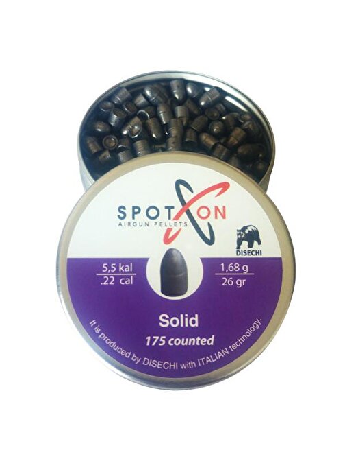 Spoton Solid Havalı Saçma 5.5 Mm (175'Li)