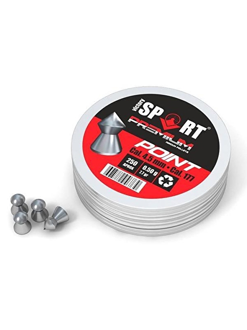 Sport Premium Point Havalı Saçma 4.5 Mm (250Li)