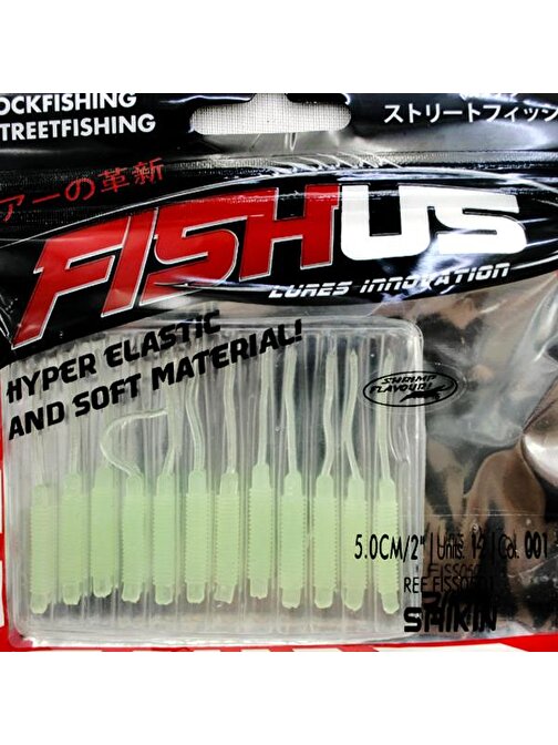 Alansanslı Fishus Soft Yem 5 Cm Fıss-0501 (12'Li)