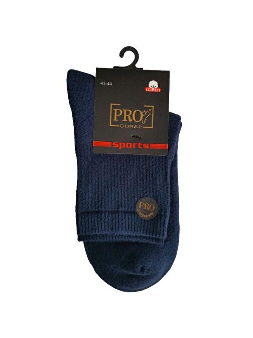 Alansanslı 14013 Havlu Erkek Patik Çorabı Lacivert 41-44