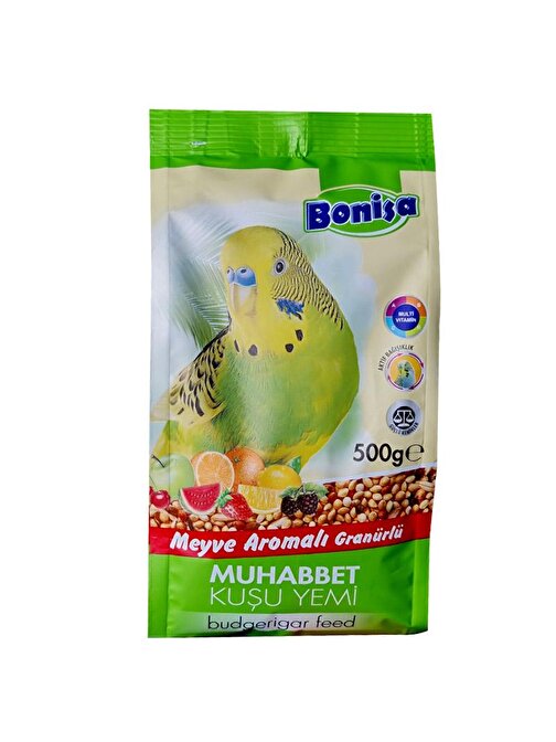 Bonisa Meyve Aromalı Muhabbet Kuş Yemi 500 Gr