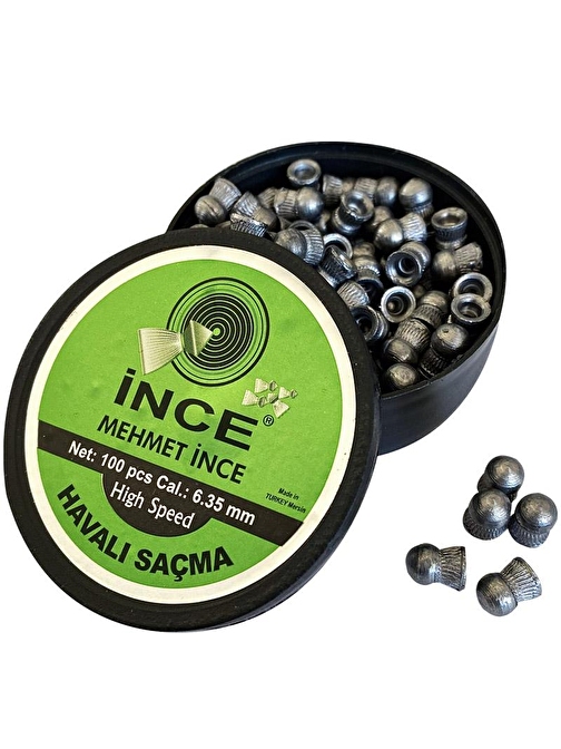 İnce Mehmet 6.35 Mm Havalı Tüfek Saçması (100Lü)