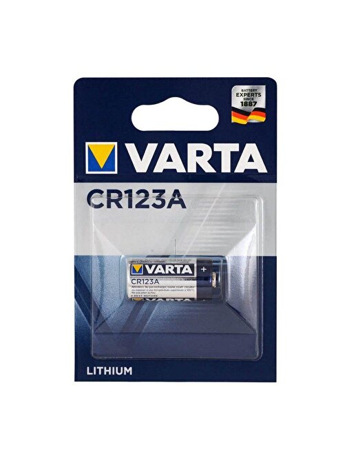 Varta Cr123A Profesyonel Lityum Pil 1 Adet