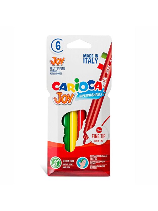 Carioca Joy Yıkanabilir Keçeli Kalem 6'Lı