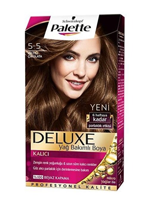 Palette Deluxe Saç Boyası 5.5 Altın Isıltılı Çikolata