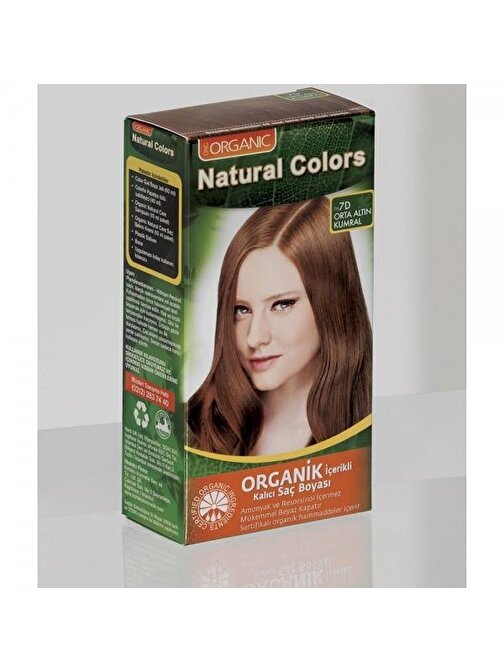 Natural Colors Saç Boyası 7D Orta Altın Kumral