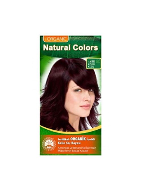 Natural Colors 4RR Koyu Kızıl Organik Saç Boyası