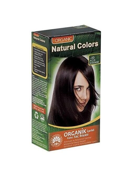 Natural Colors Saç Boyası 5D Açık Kestane