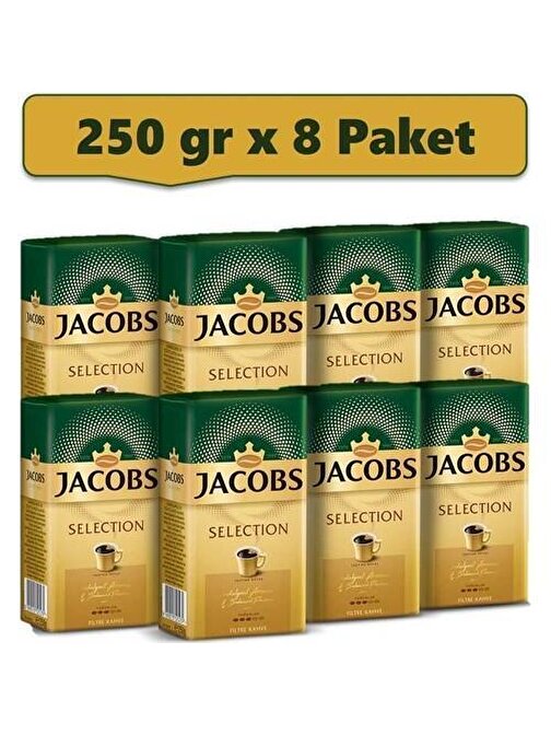 Jacobs Filtre Kahve Selection 250 gr 8'li