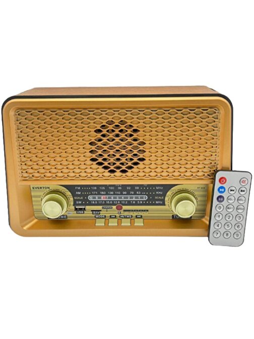 Everton RT-826BT Nostaljik Elektrikli Bluetooth Radyo