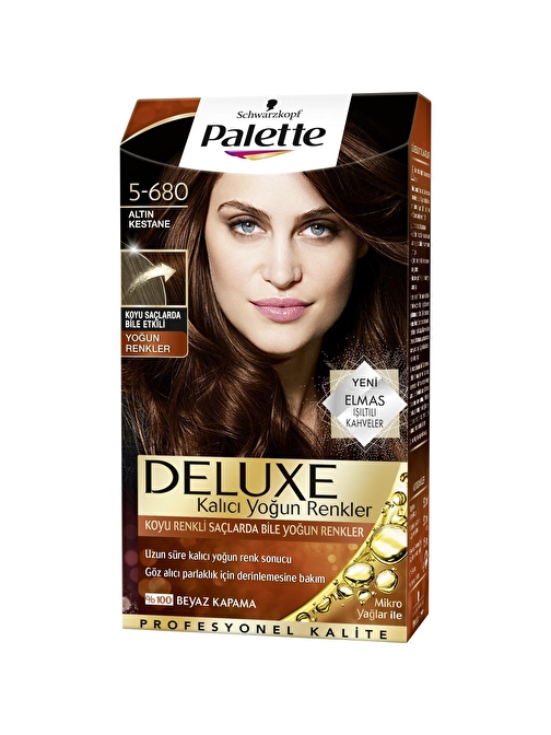 Palette Deluxe 5-680 Altın Kestane