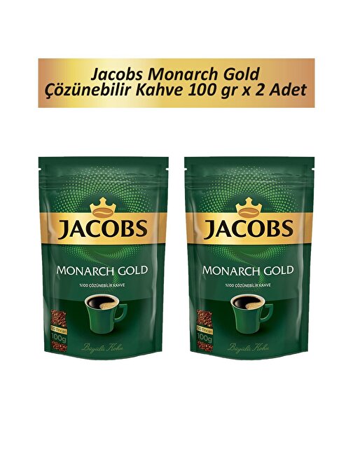 Jacobs Monarch Gold Kahve 100 gr x 2