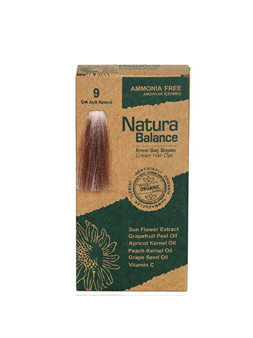 Natura Balance Saç Boyası 9 Çok Açık Kumral