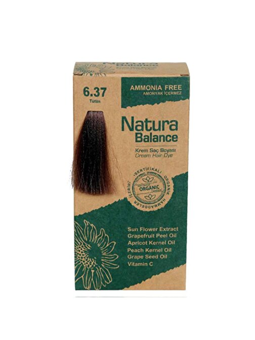 Natura Balance Saç Boyası 6.37 Tütün