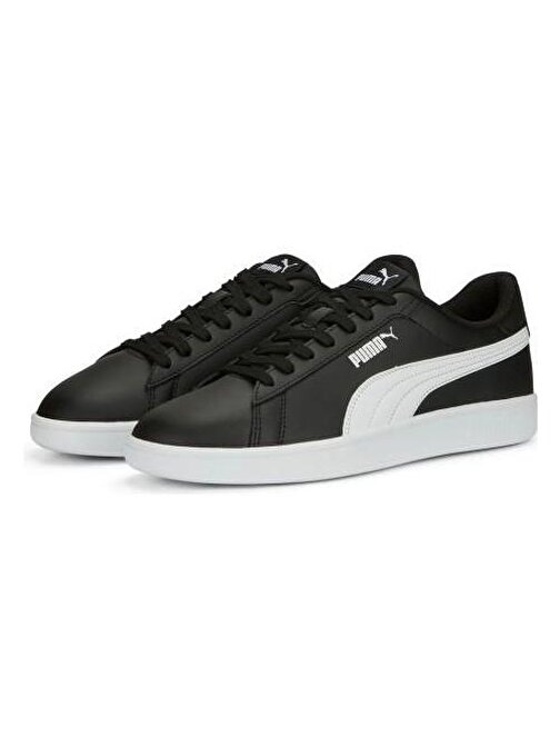 Puma Smash 3.0 L 390987 Beyaz - Siyah Erkek Günlük Sneaker Spor Ayakkabı 43