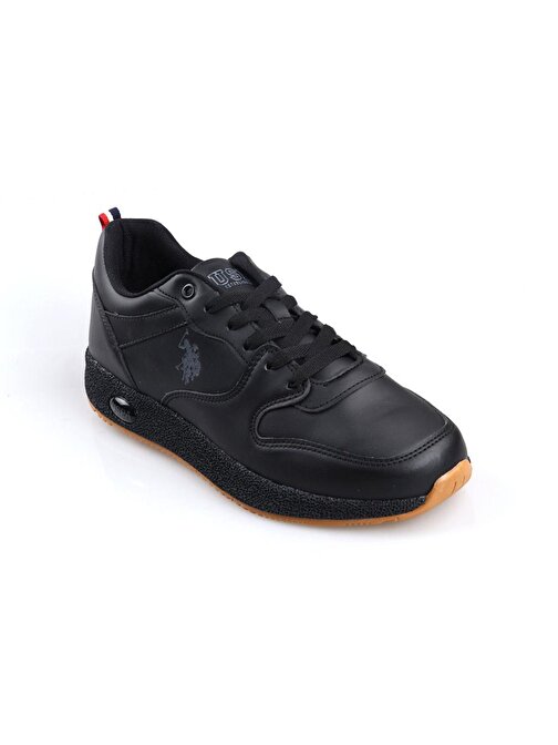 U.S Polo Assn. Angel Siyah Erkek Günlük Sneaker Ayakkabı 43