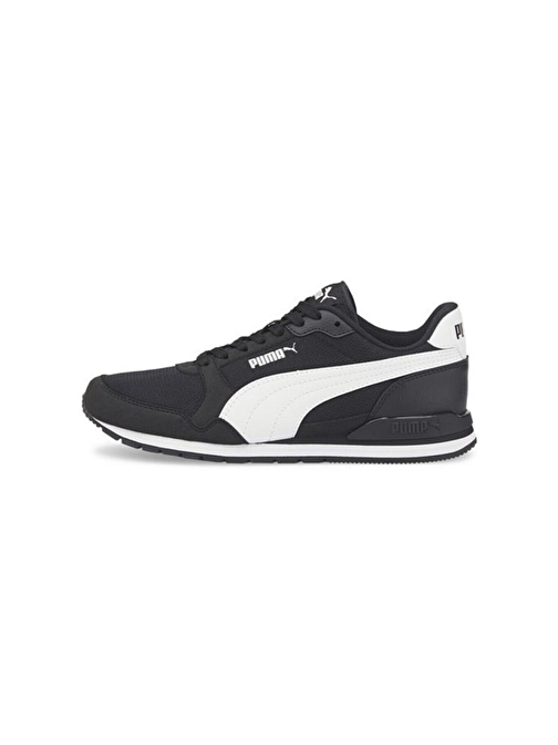 Puma Runner V3 Mesh Beyaz - Siyah Erkek Günlük Sneaker Spor Ayakkabı 45