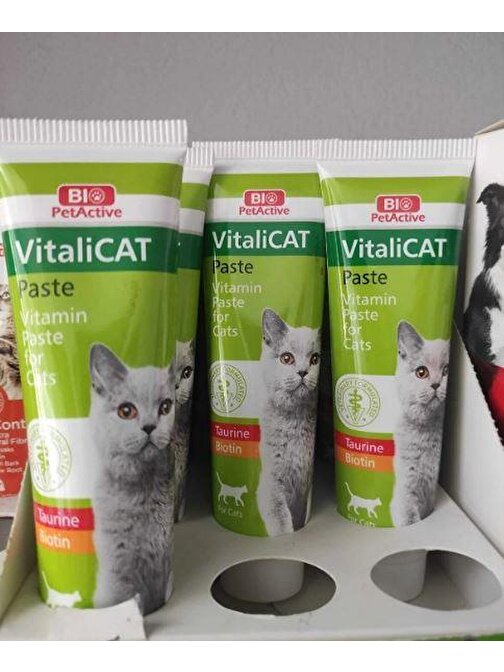 Bio PetActive Vitalicat Kediler İçin Vitamin Macunu 100 ml