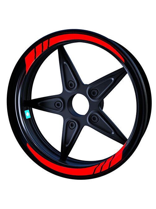 Çınar Extreme Moto GP İç Jant Şeridi Sticker Reflektif, Floresan, Özel Renkler Çınar Extreme