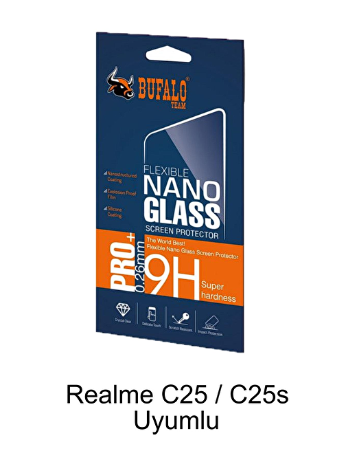 Realme C25 / C25S Uyumlu FlexiGlass Nano Ekran Koruyucu
