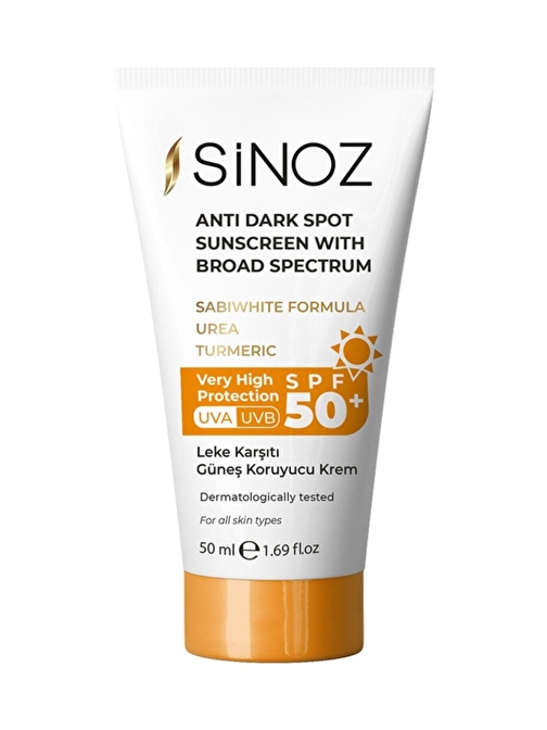 Sinoz Leke Karşıtı Güneş Koruyucu Krem Spf50 50 ml