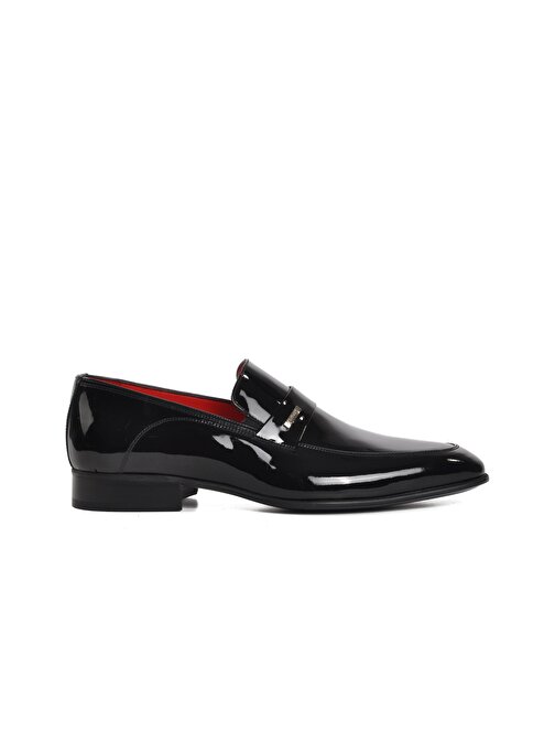 Pierre Cardin 120425 Siyah Rugan Hakiki Deri Erkek Klasik Ayakkabı