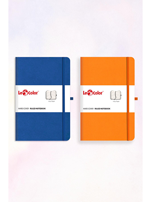 Le Color 2'lı Rec Note Defter Seti 13X21 Mavi&Turuncu