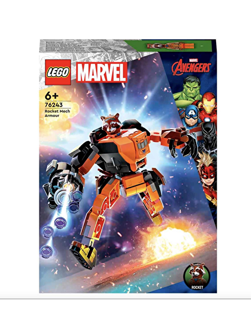 Lego Marvel Rocket Robot Zırhı 76243