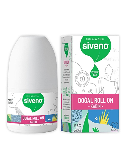 Siveno %100 Doğal Roll-On Kadınlar İçin 50 Ml